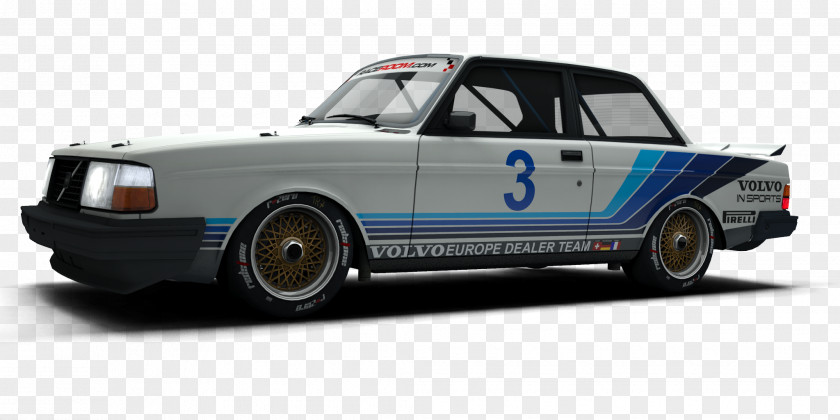 The Three View Of Dongfeng Motor Volvo 200 Series Car AB RaceRoom PNG