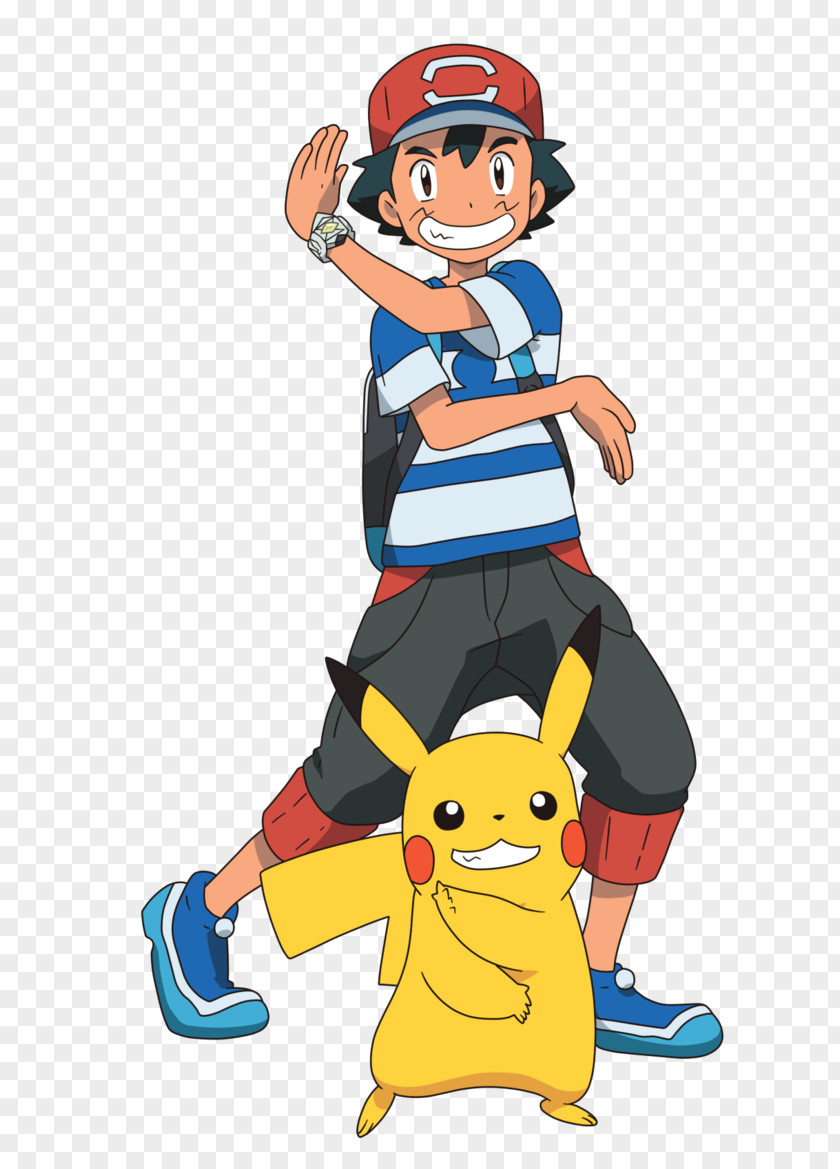 Pikachu Pokémon Sun And Moon Ash Ketchum Misty Brock PNG