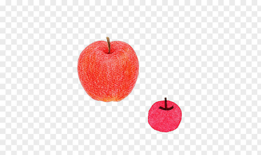 Simple Small Fresh Red Apple Color Of Lead Computer File PNG