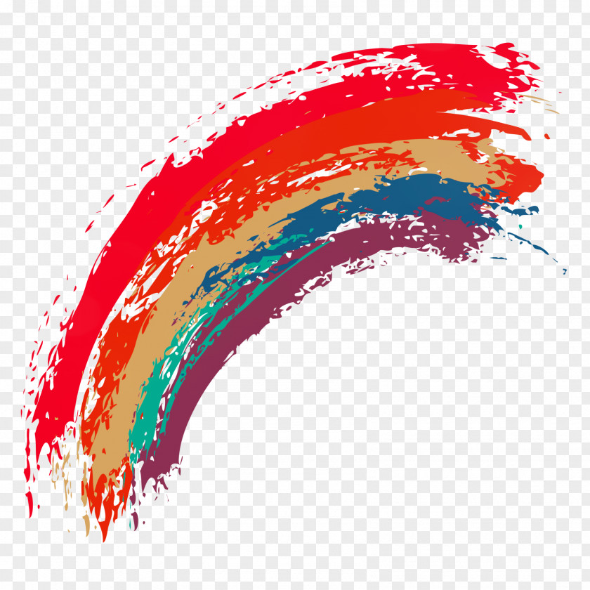 Vector Aquarene Rainbow Euclidean PNG