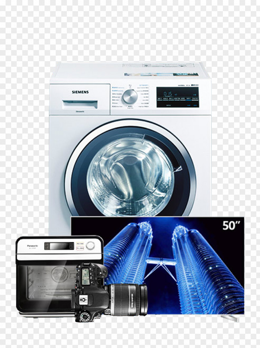 Washing Machine Blue Science PNG