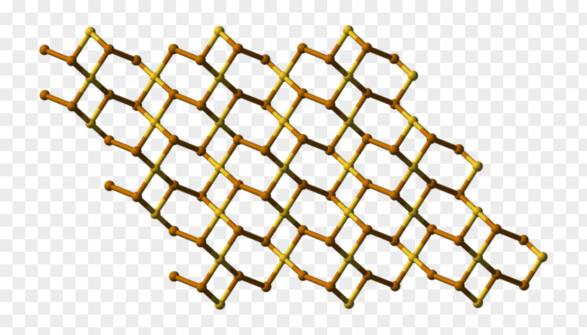 Calaverite Crystal Structure Mineral Atom PNG