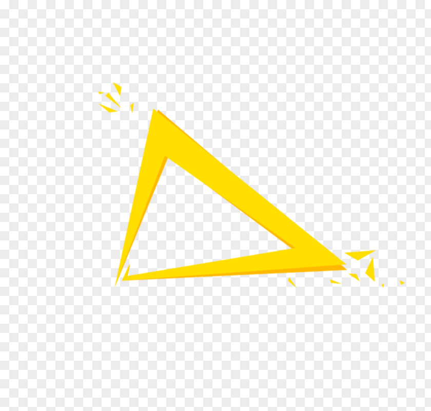 Cartoon Triangle Designer PNG