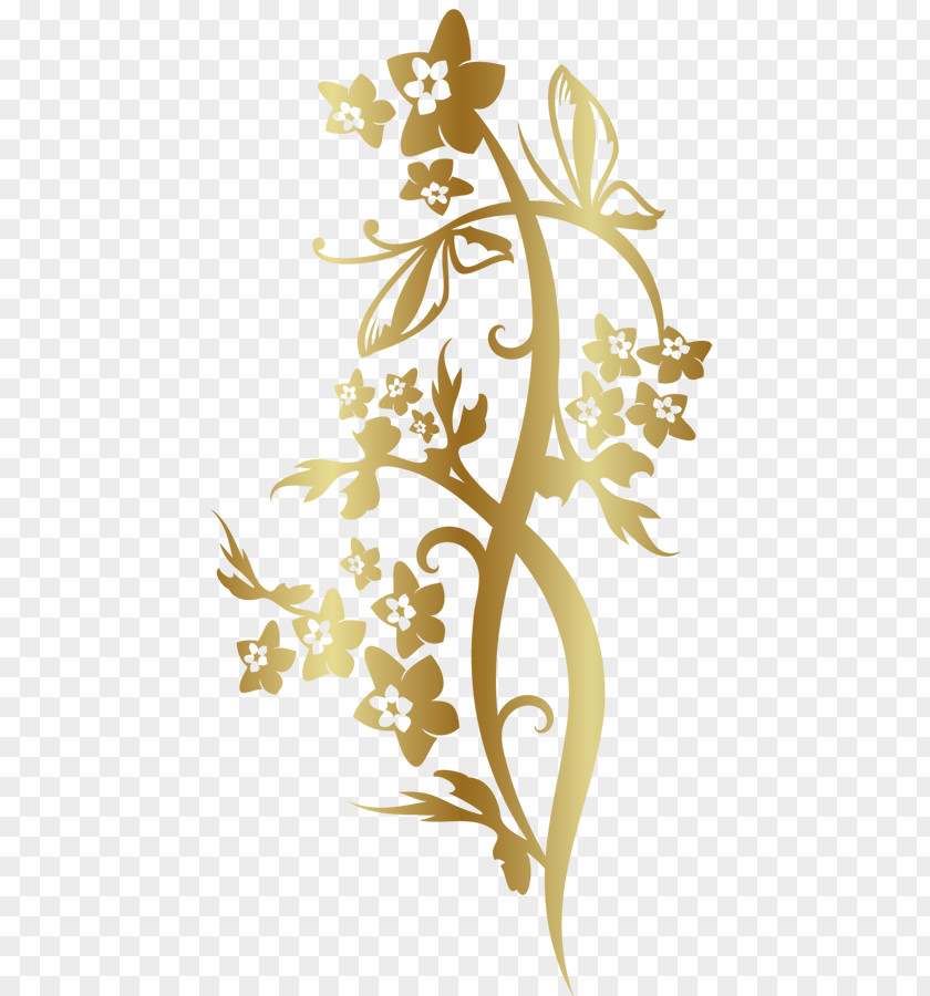 Invitation Floral Design Flower Gold PNG