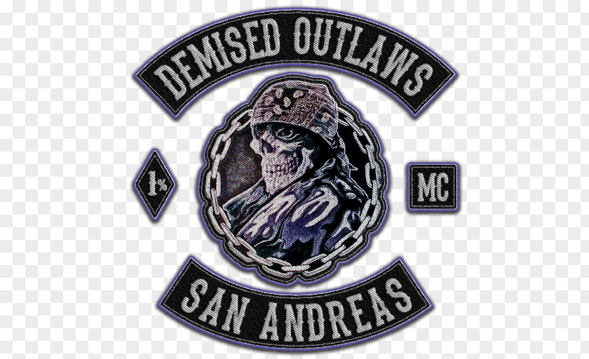 Motorcycle Ambulance Patch Embroidered Outlaws Club Emblem Biker PNG