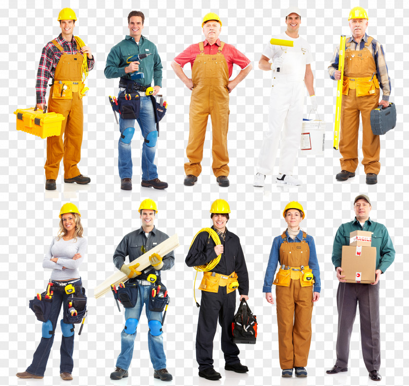 Industrial Worker Architectural Engineering Construction Building General Contractor Clip Art PNG