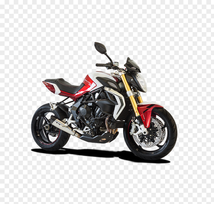 Motorcycle MV Agusta Brutale Series 800 Exhaust System PNG