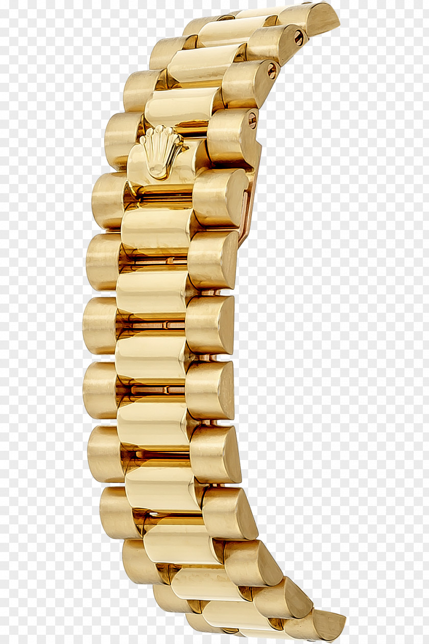 Rolex Colored Gold Jewellery Day-Date Watch Strap PNG