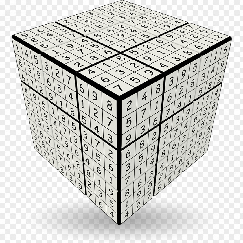 Self Growth Crossword Puzzle Rubik's Cube V-Cube 7 3-V-Udoku (Multi-Colour) PNG