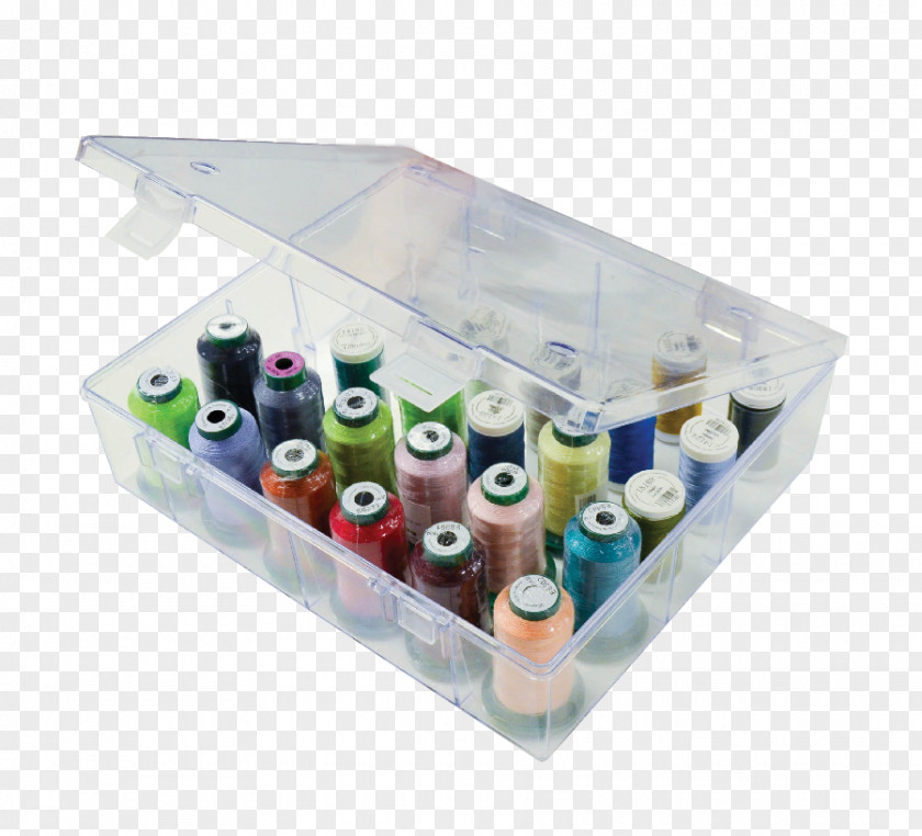Thread Rack Sew Much More Plastic Sewing Yarn Box PNG
