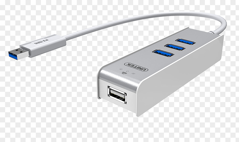 USB HDMI Ethernet Hub Adapter 3.0 PNG
