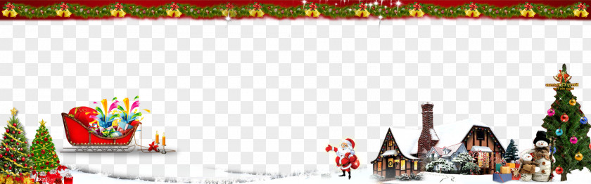 Christmas House Snow Poster Tree Ornament PNG
