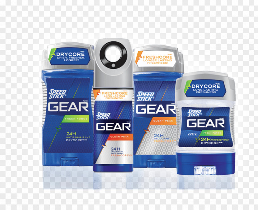 Speed ​​line Stick Deodorant Brand Gear PNG