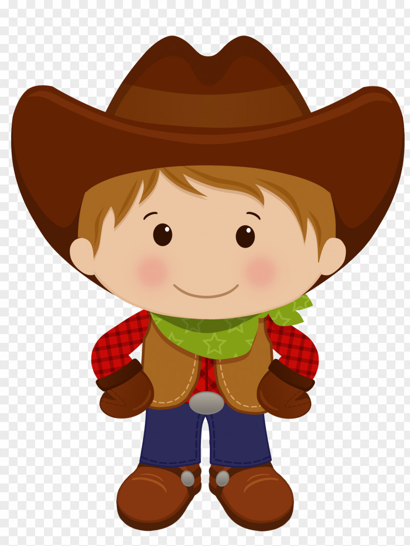 Western American Frontier Cowboy Clip Art PNG