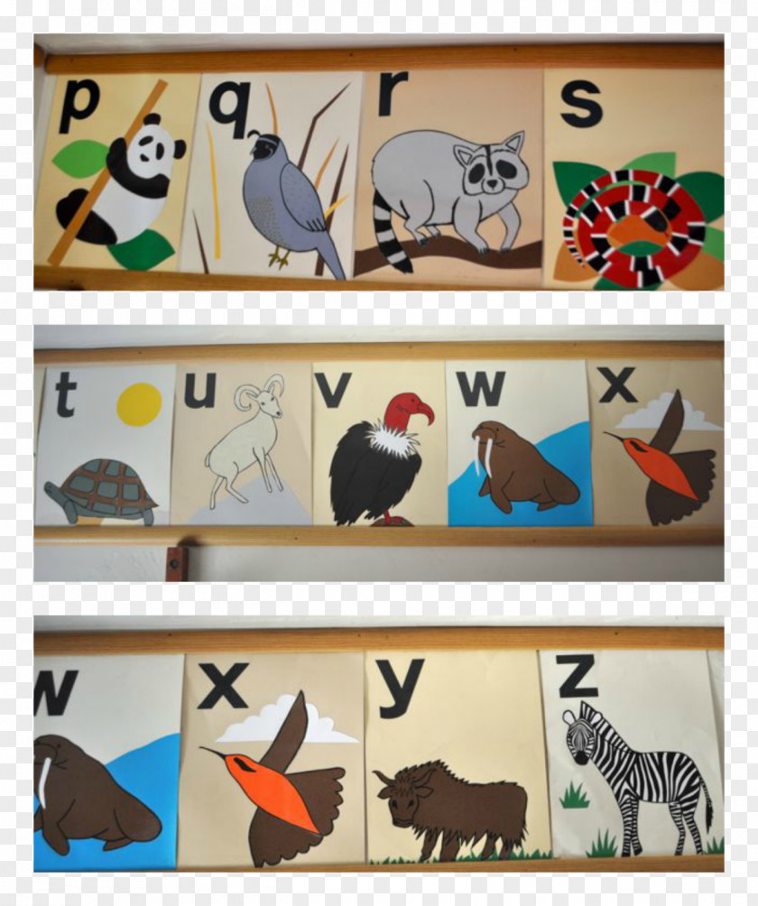 Animal Letters Alphabet Child Room Zoo PNG