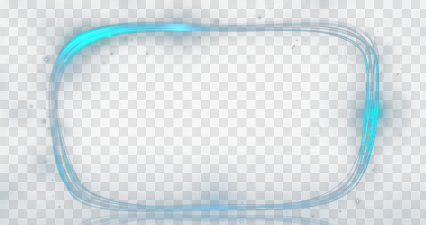 Blue Frame Turquoise Brand Pattern PNG