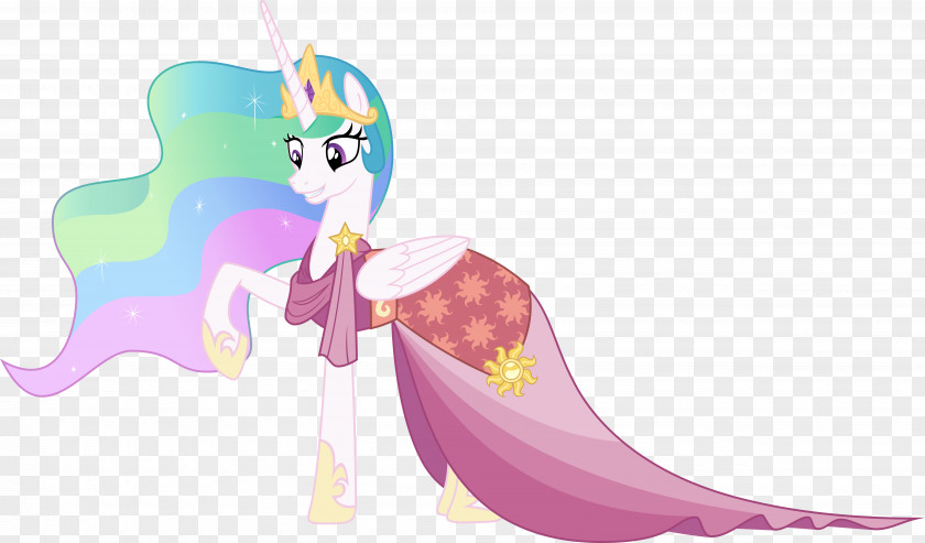Dress Princess Celestia Pony Ball Gown PNG