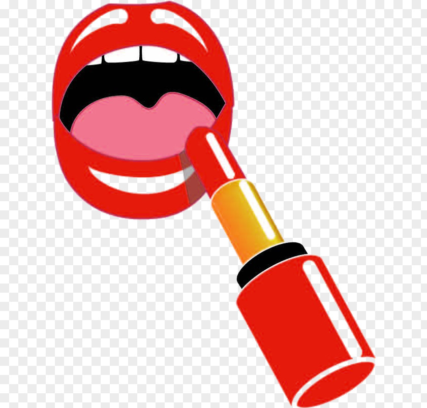 Lipstick Mouth Clip Art Red Lip PNG