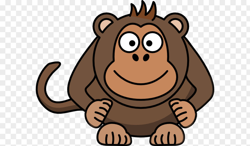 Monkey Vector Chimpanzee Primate Ape Clip Art PNG