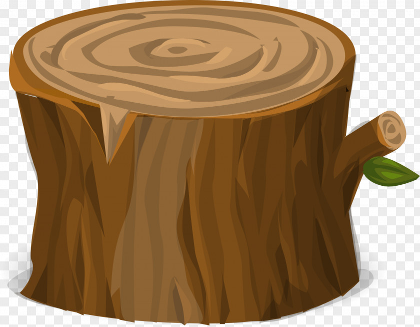 Bark Tree Stump Trunk Clip Art PNG