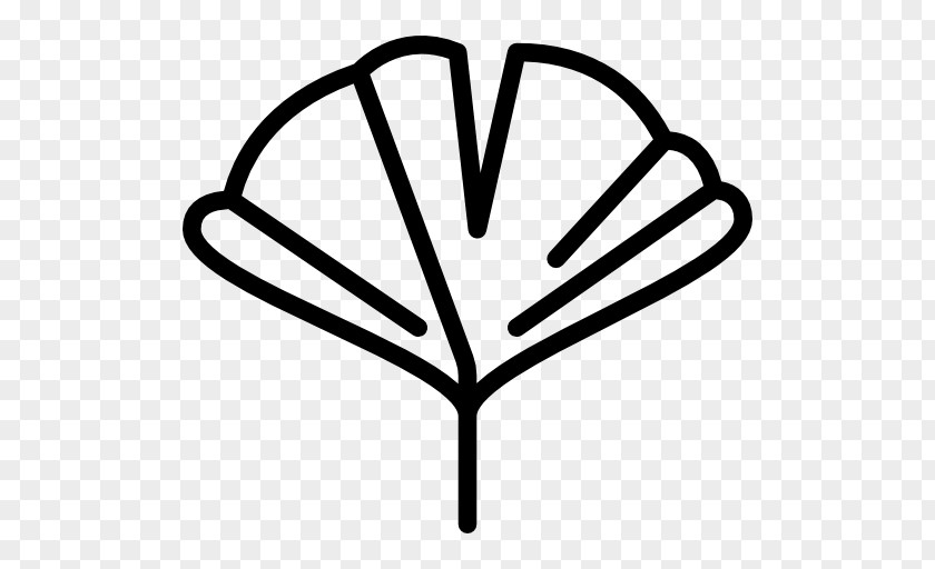Black And White Line Art Tree PNG