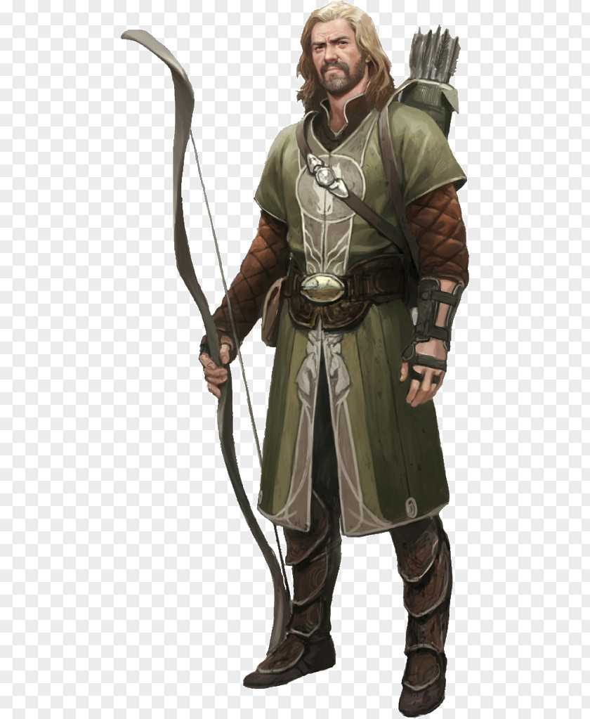 Elf Pathfinder Roleplaying Game Dungeons & Dragons Ranger Character Concept Art PNG