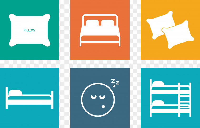 Pillow Bed Picture Collection Bedding Icon PNG