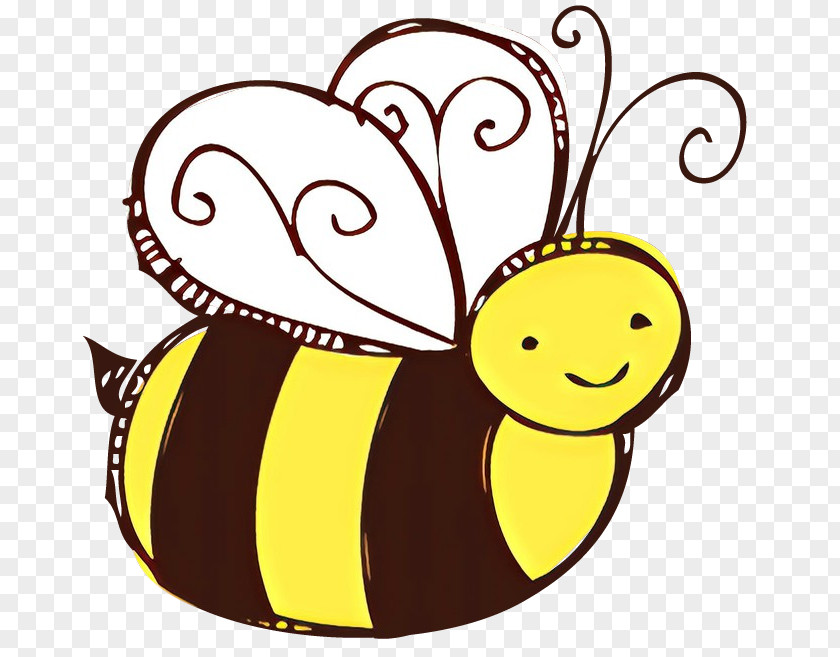Pollinator Insect Clip Art Honeybee Cartoon Bee Yellow PNG