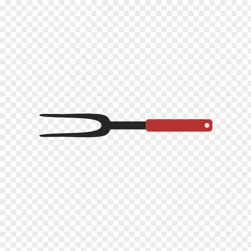 Red And Black Forks Knife Fork Barbecue Spoon PNG