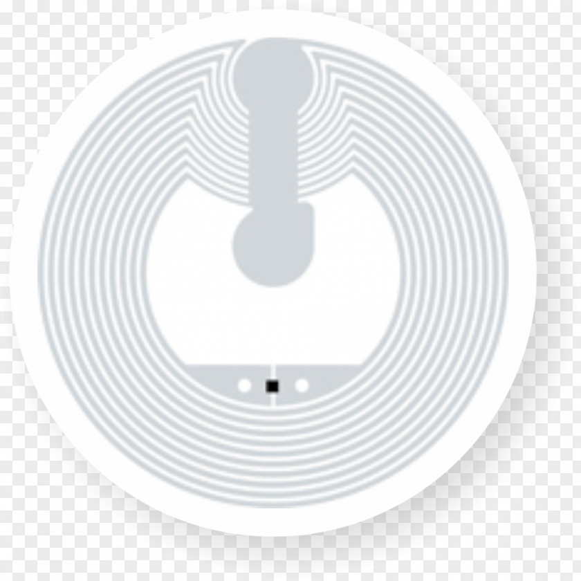 Transparent Round Near-field Communication NTAG Radio-frequency Identification Smartrac PNG