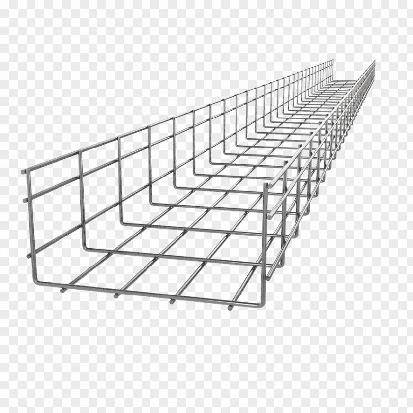 Wire Mesh Cable Tray Electrical Business Manufacturing Steel PNG