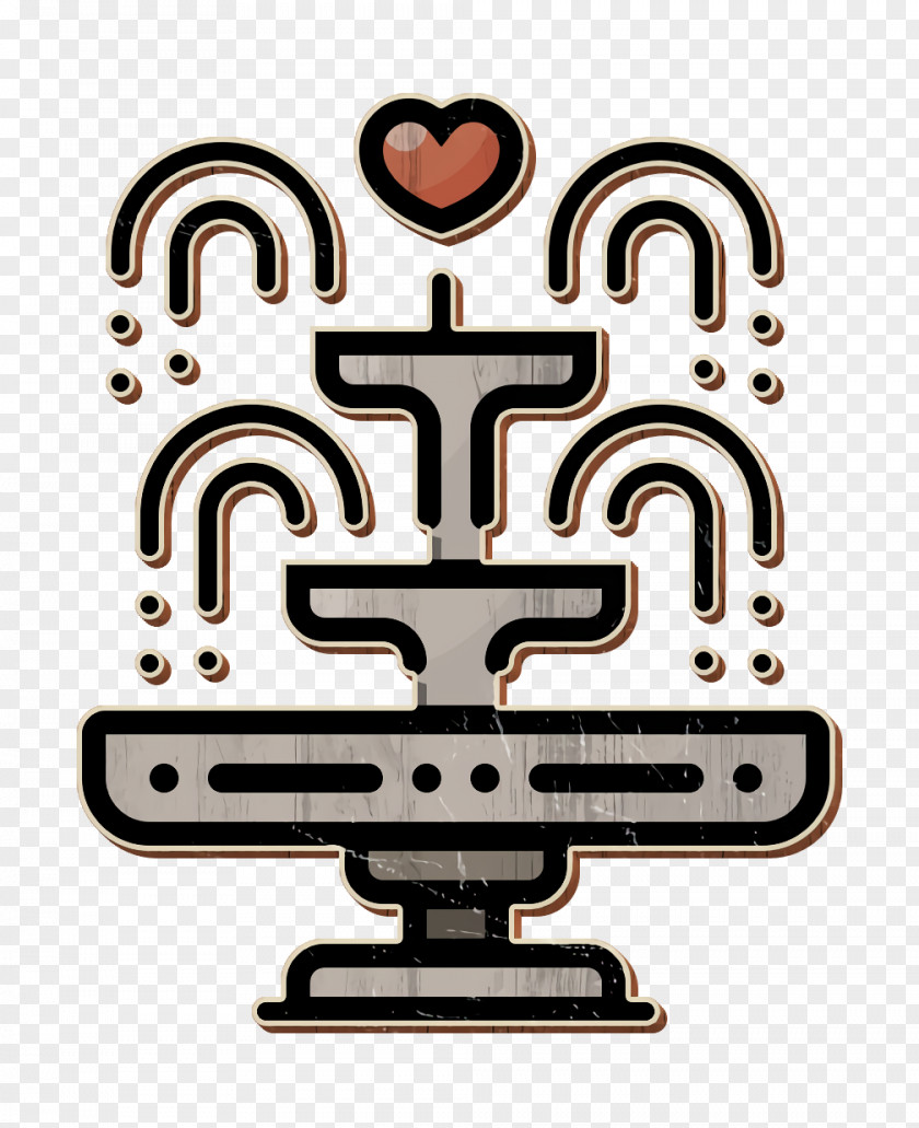 Wedding Icon Fountain PNG