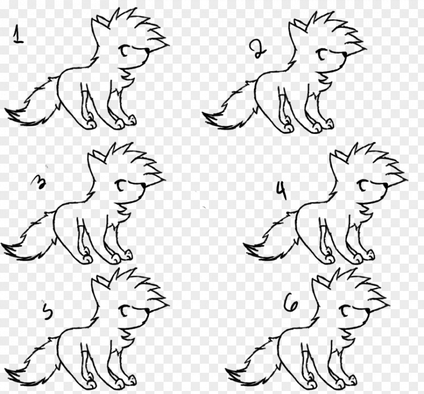 Wolf Family Dog Breed Line Art Drawing /m/02csf PNG