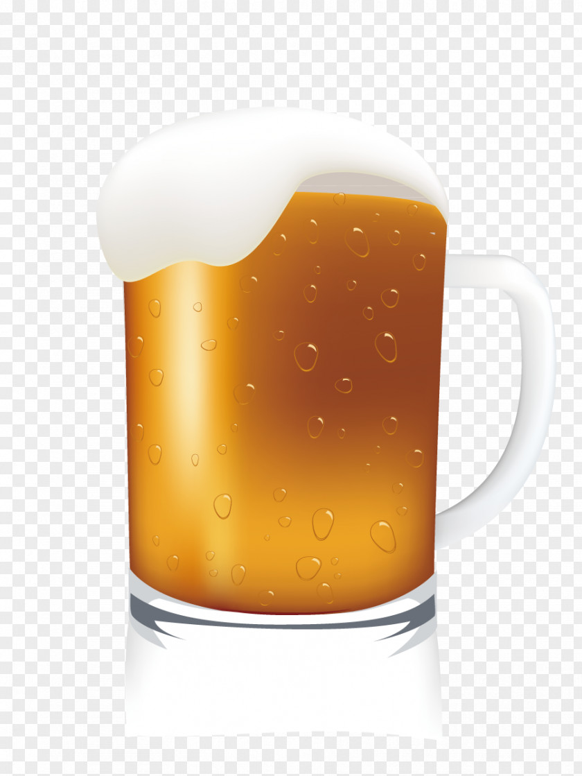Filled With Beer Glass Drink Cup PNG