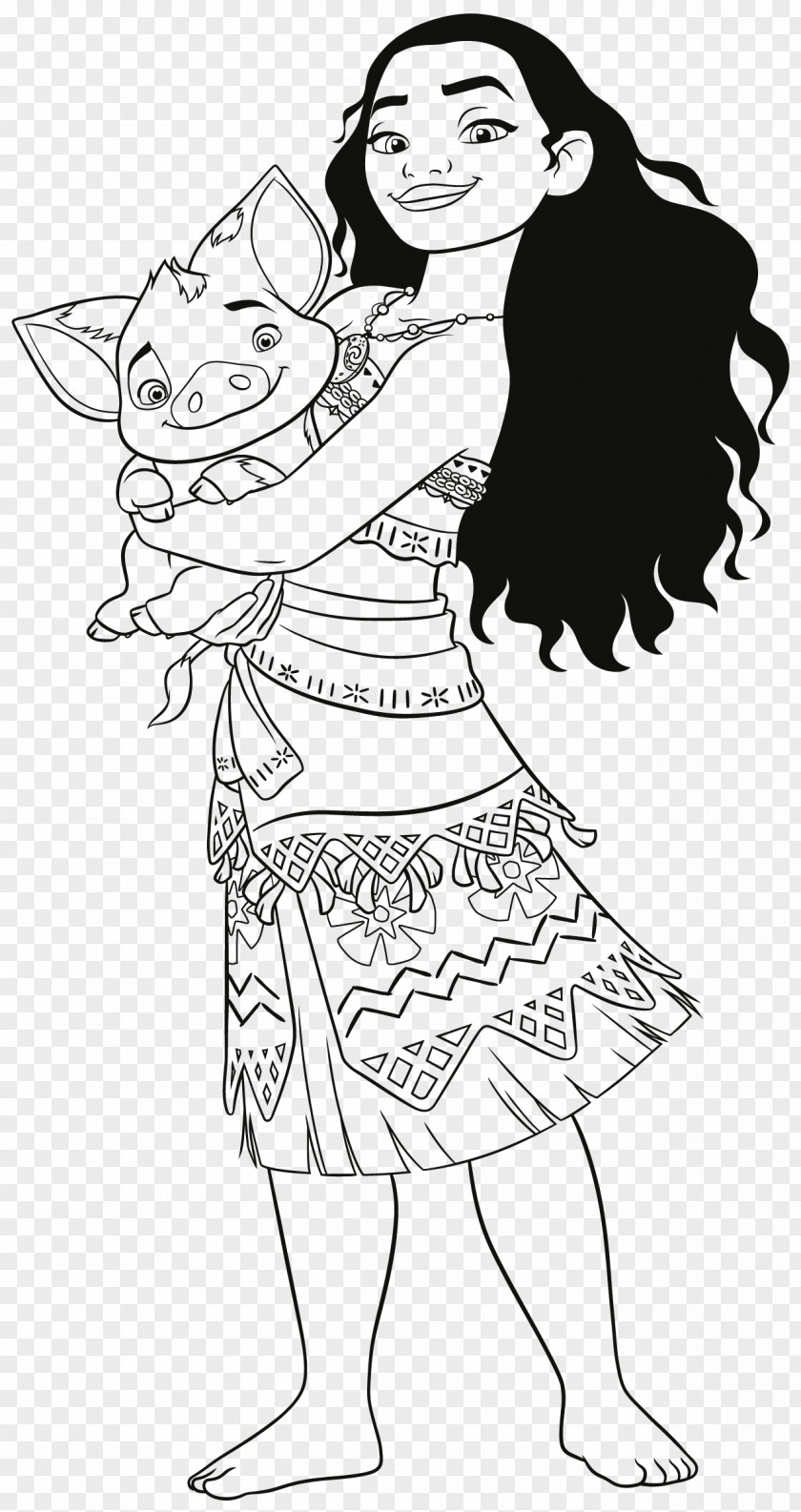 Moana Disney Coloring Book Connect The Dots Walt Company Hei Rooster Child PNG