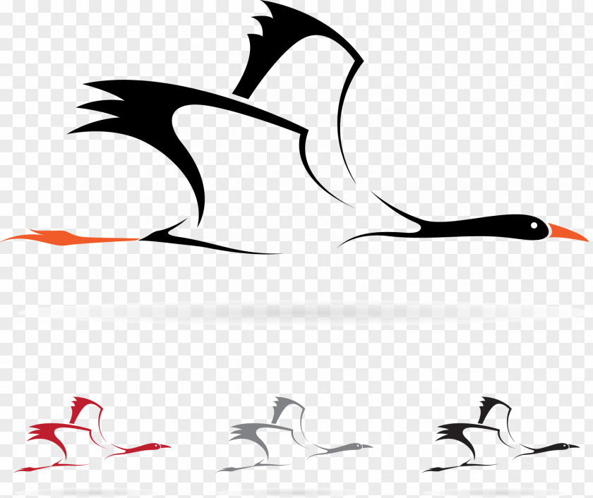 Vector Crane Bird Stork Royalty-free Clip Art PNG