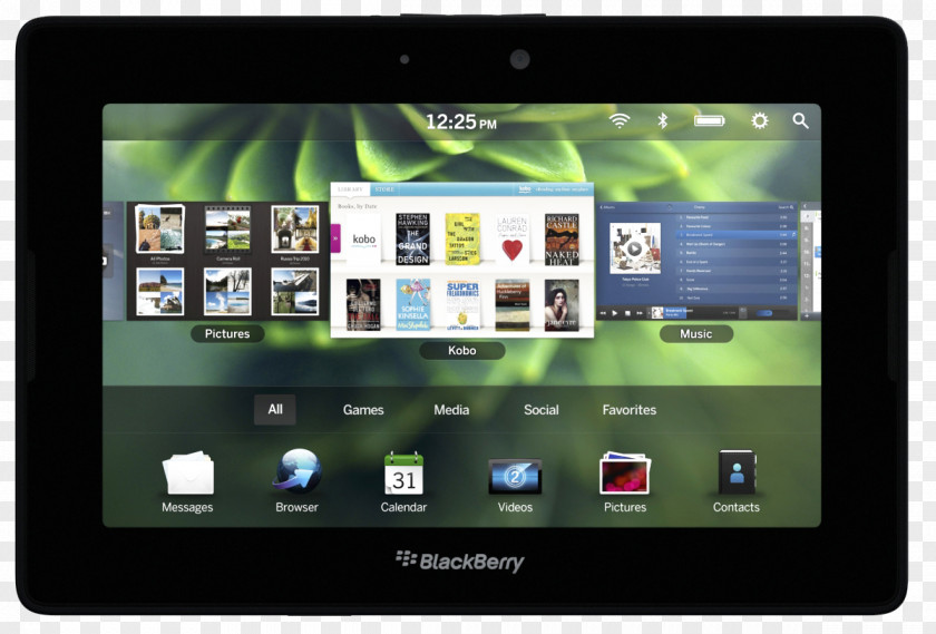 Blackberry BlackBerry Tablet OS Wi-Fi QNX PNG