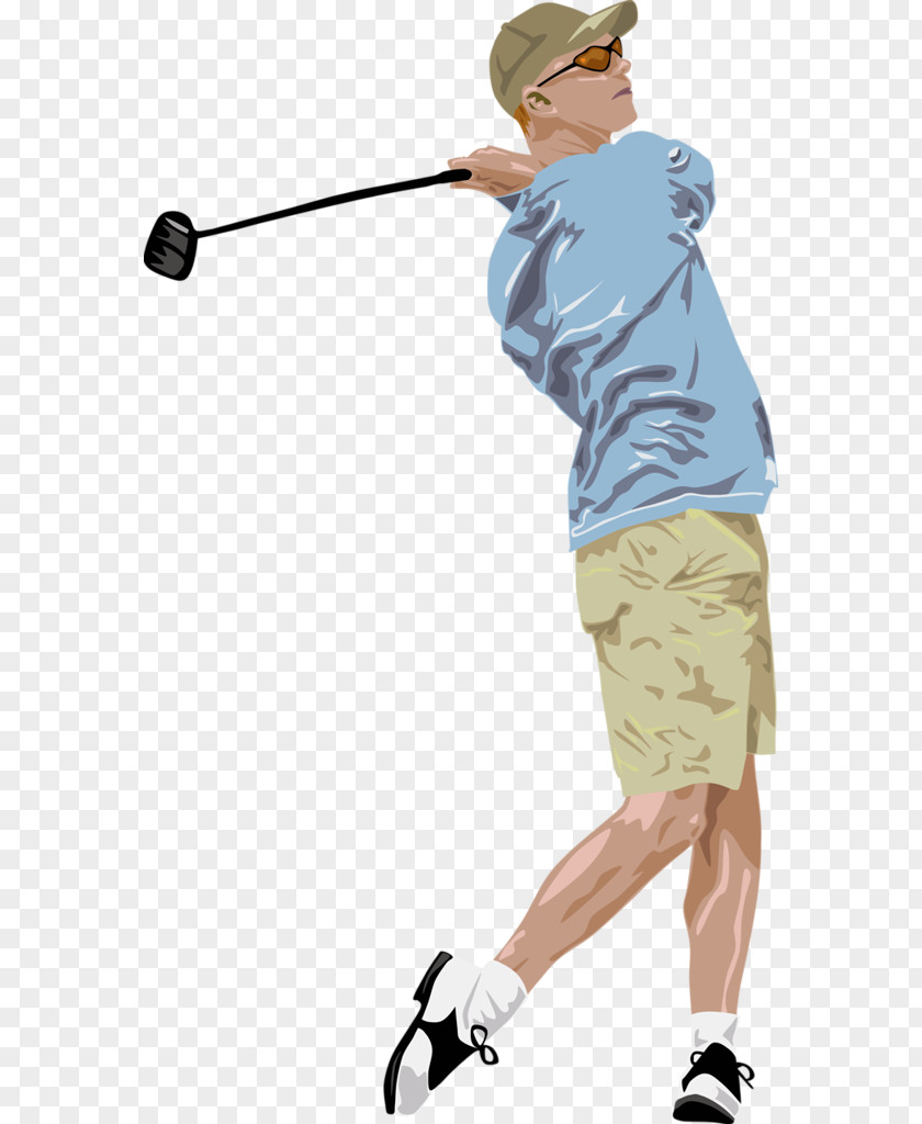 Golfer Golf Course Ball Joke Cartoon PNG