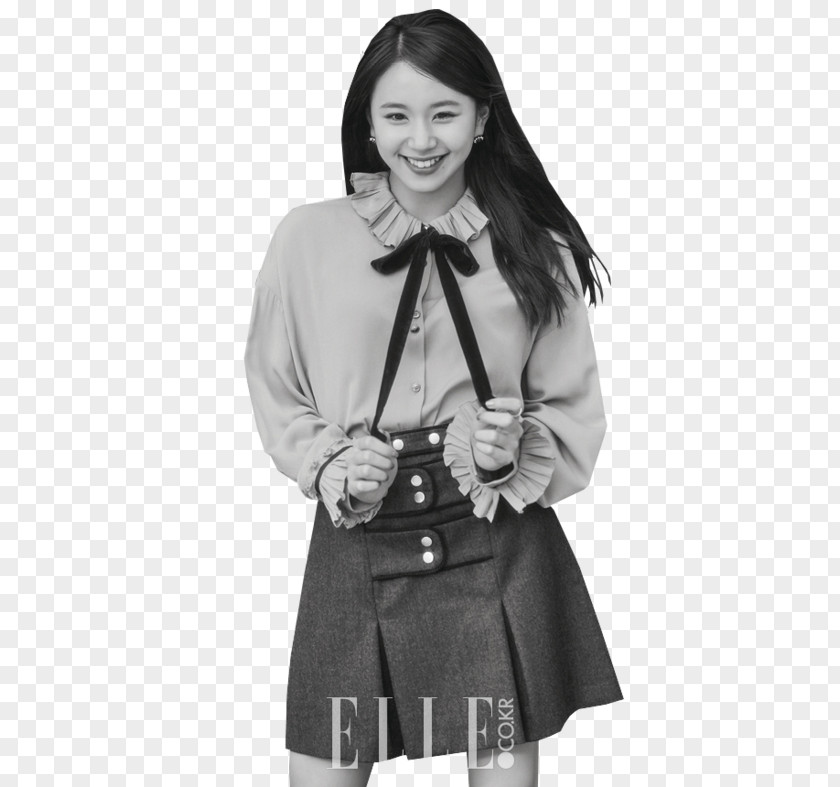 Magazine CHAEYOUNG Twice Elle PNG