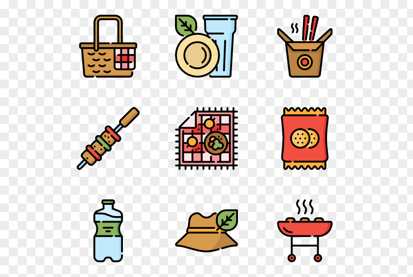 Picnic Baskets Clip Art PNG