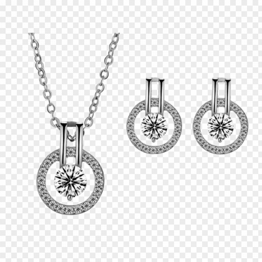 Silver Necklace Earring Charms & Pendants Swarovski AG Jewellery PNG