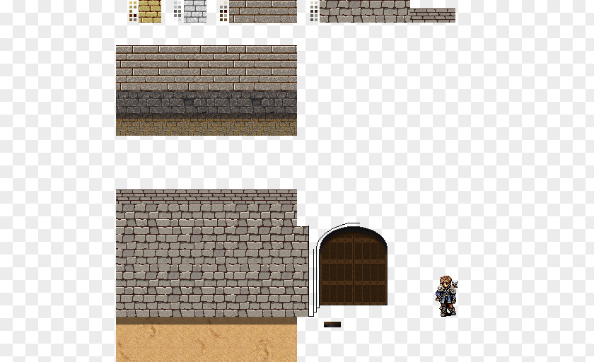 Sprite Stone Wall Tile-based Video Game Isometric Graphics In Games And Pixel Art PNG