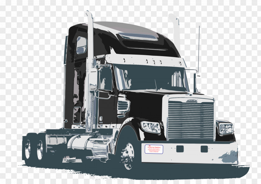 Truck Semi-trailer Driver Commercial Driver's License Driving PNG