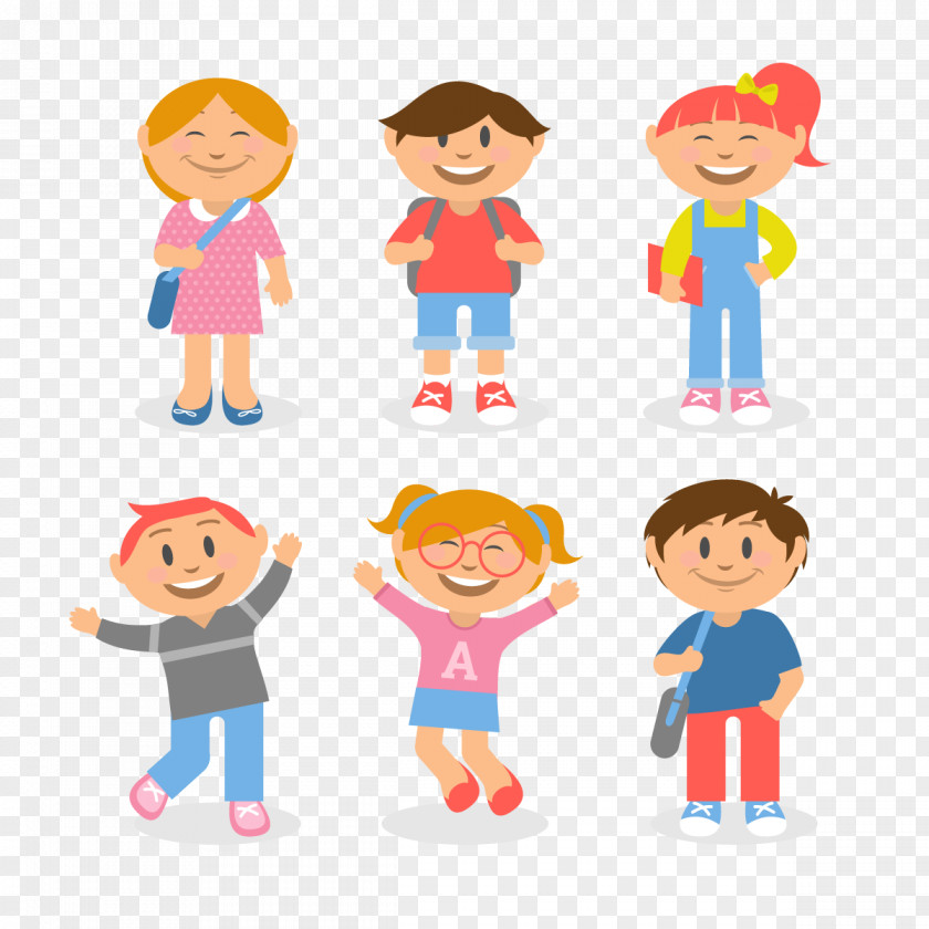 Vector Images Of Children Student School Child Download PNG