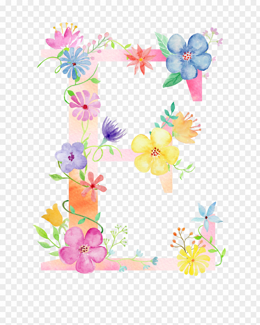 Flowers On The Letter E Minar-e-Pakistan Poster PNG