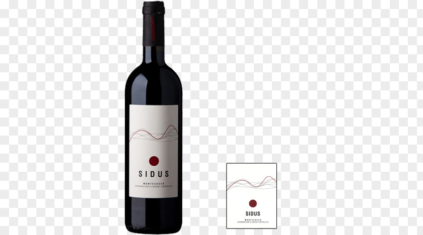 Italian Wine Red Antinori Glass Bottle PNG