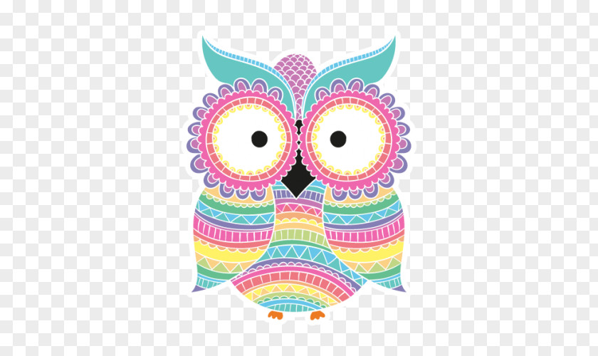 Design Art Creativity Owl Coloring Book PNG