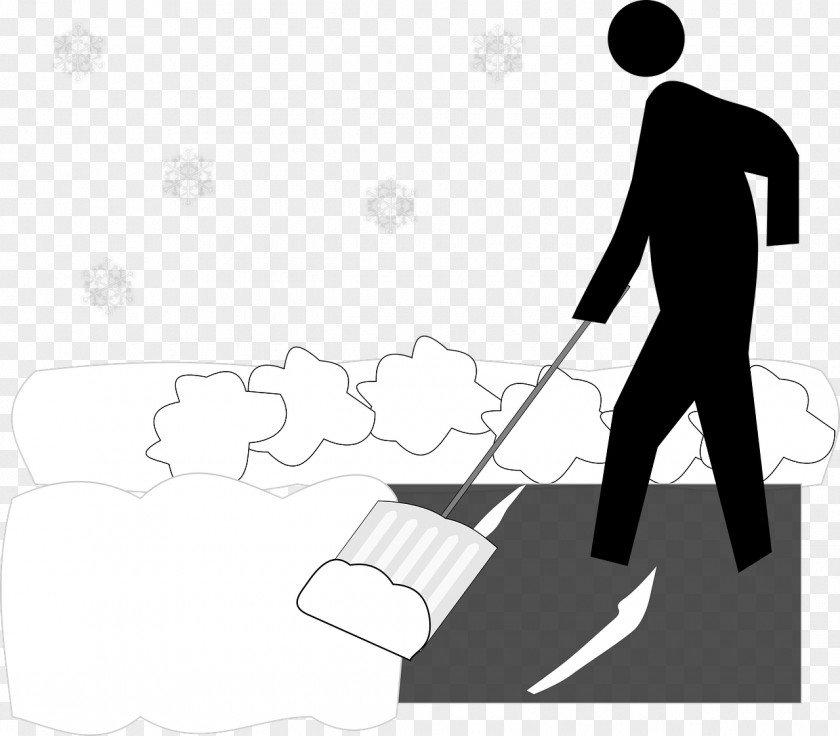 During Snow Shovel Removal Clip Art PNG