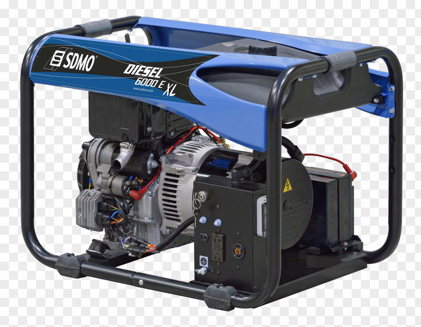 Engine Electric Generator Diesel Engine-generator Electricity Motor PNG