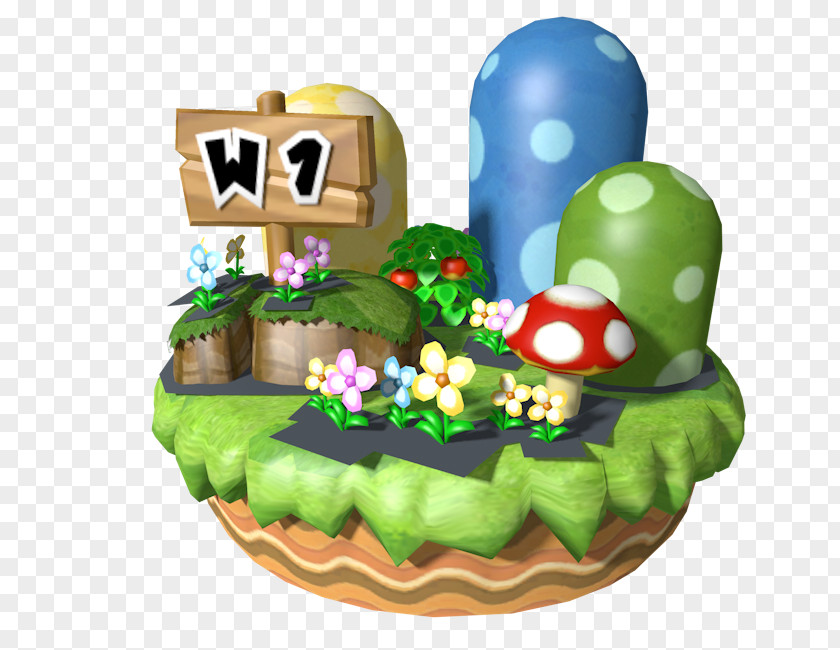 Fruit Puzzle New Super Mario Bros. Wii World 2 PNG